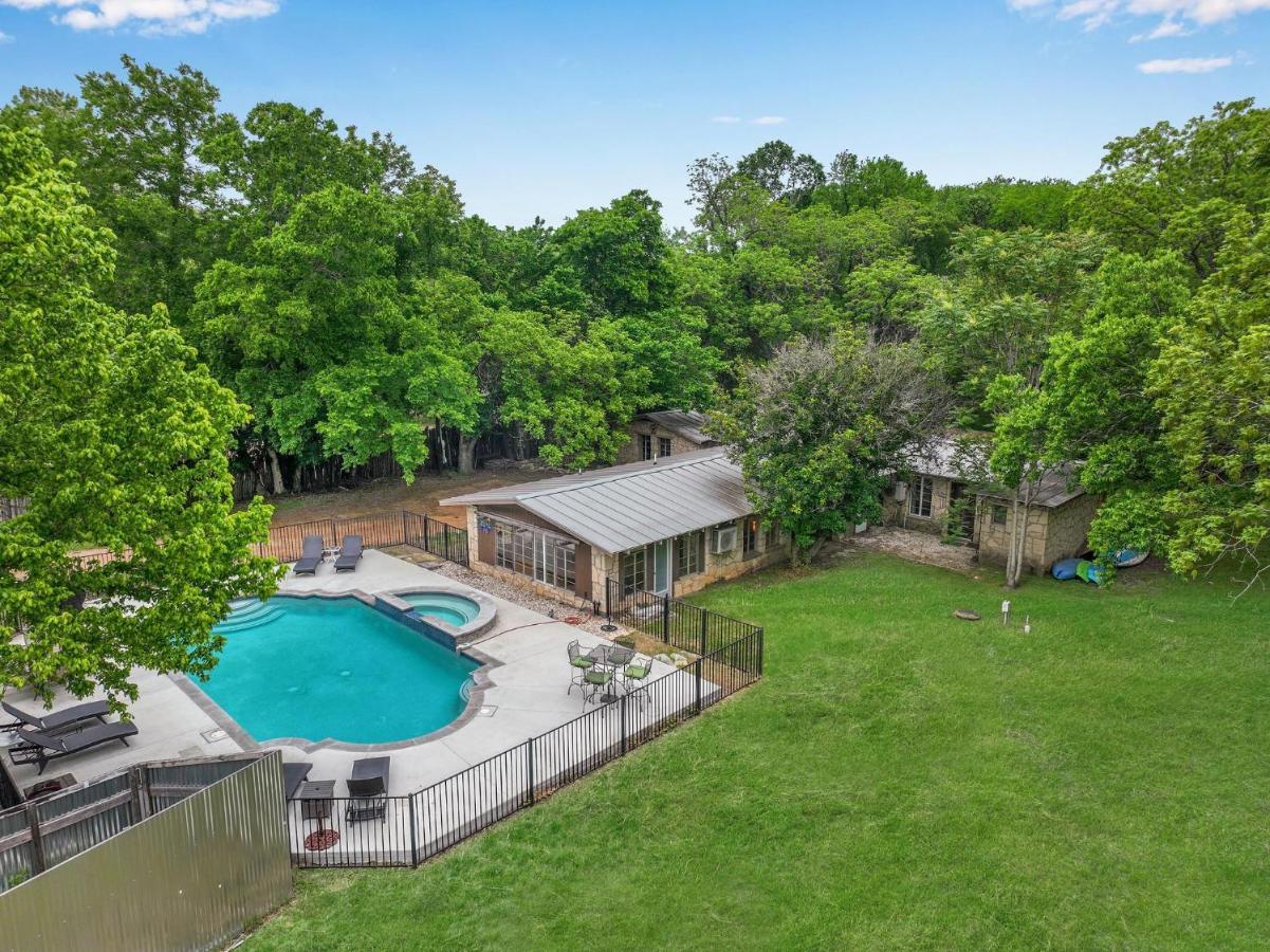 Rock House On Cypress Creek Villa Wimberley Bagian luar foto