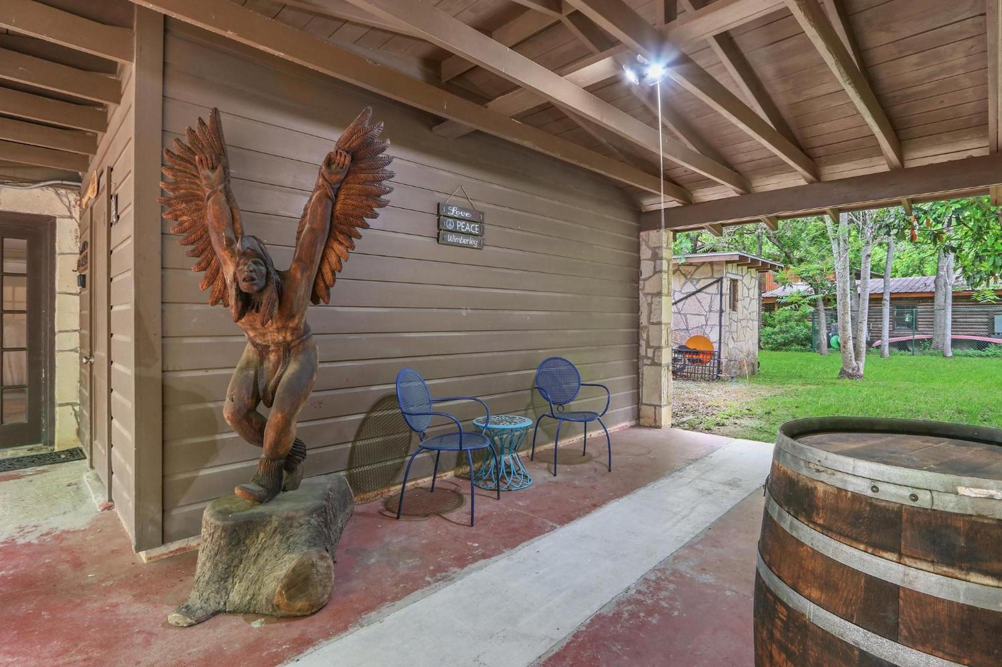 Rock House On Cypress Creek Villa Wimberley Bagian luar foto
